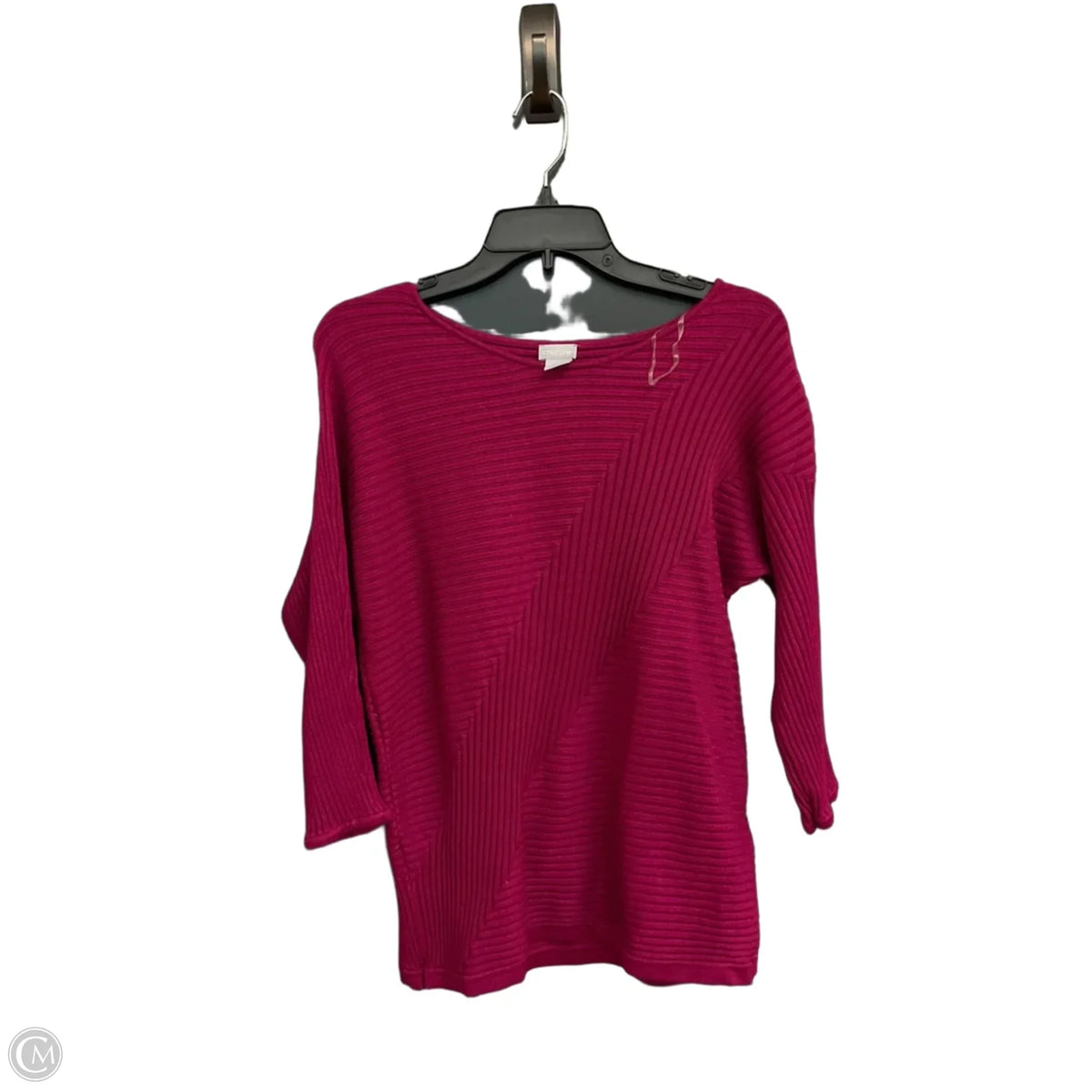 Sweater By Chicos In Pink, Size: S