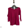 Sweater By Chicos In Pink, Size: S