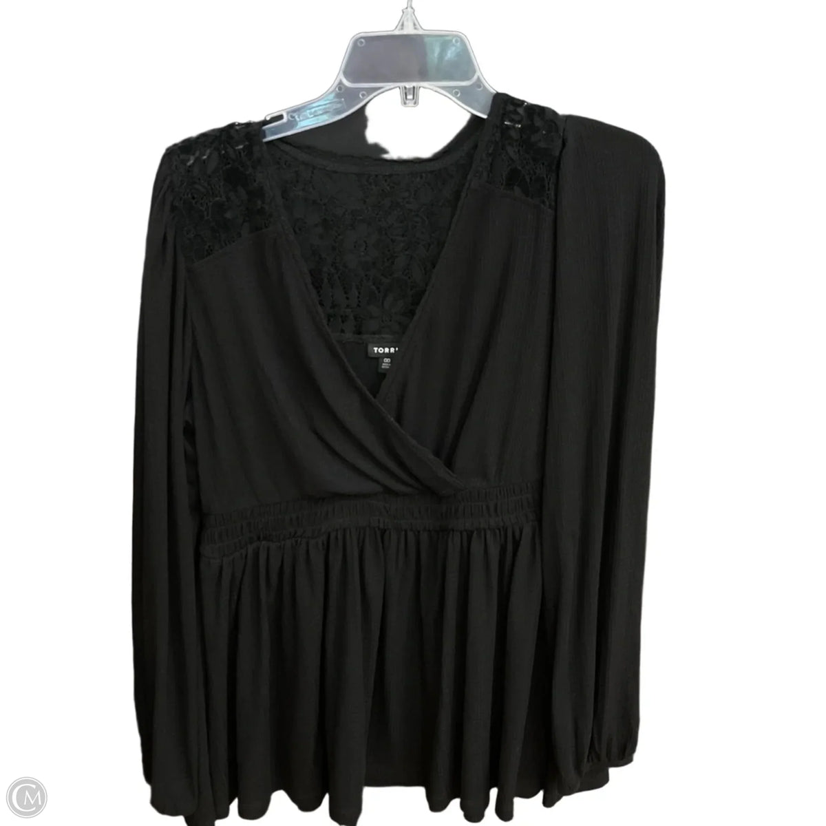 Top Long Sleeve By Torrid In Black, Size: 0