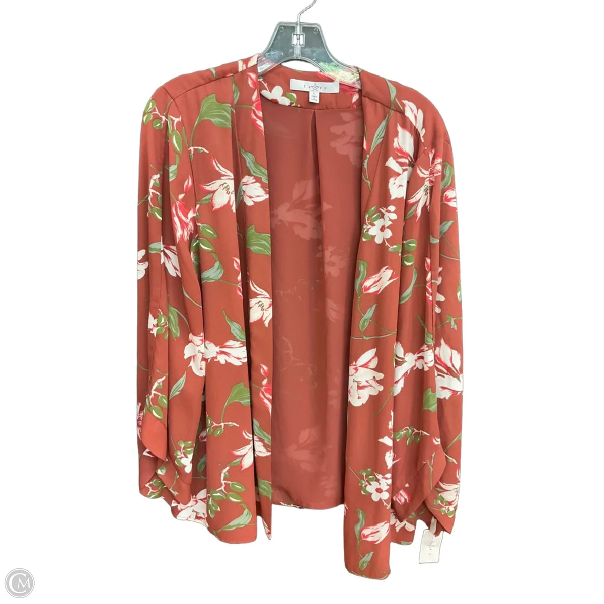 Cardigan By Fever In Red, Size: L