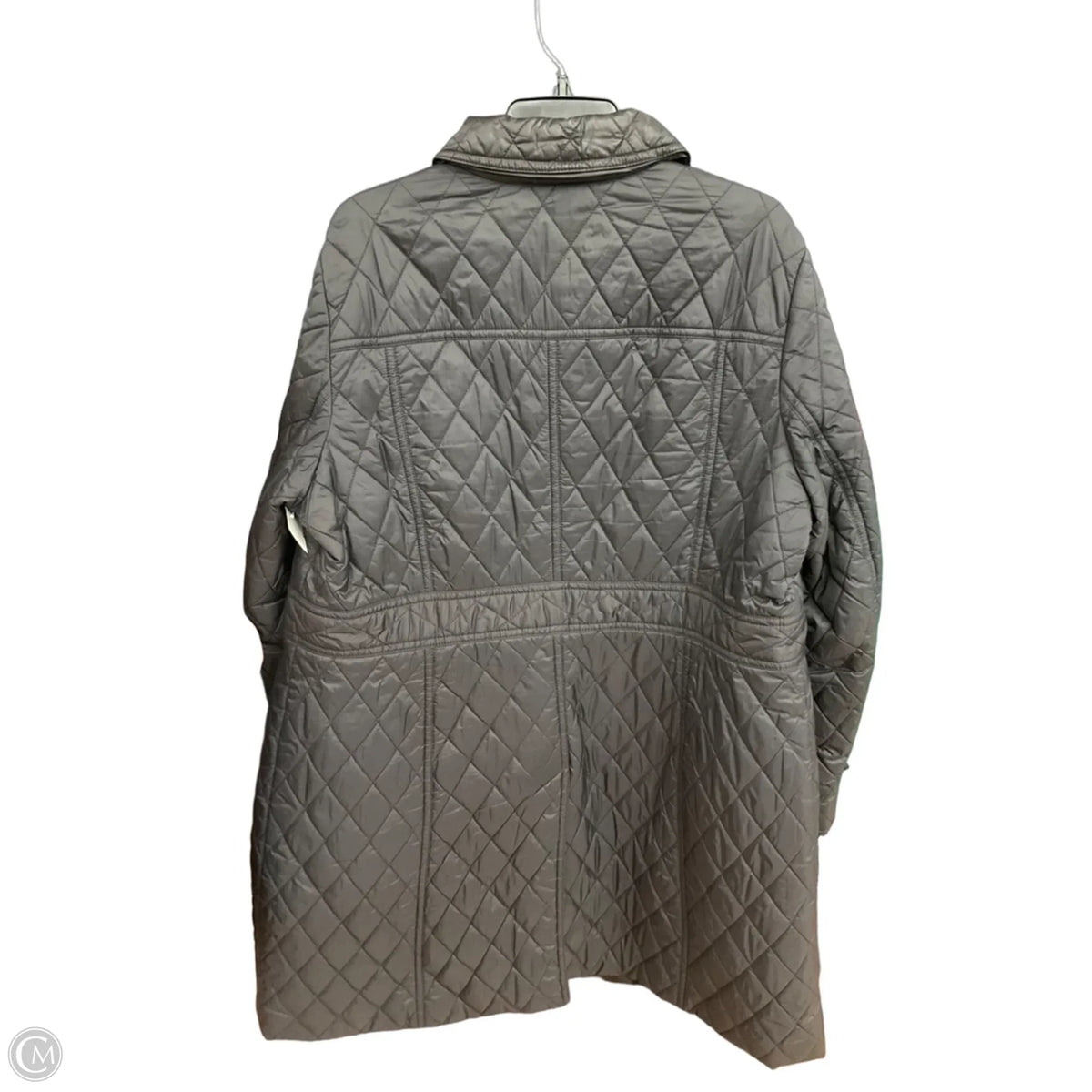 Coat Puffer & Quilted By Talbots In Black, Size: 1x