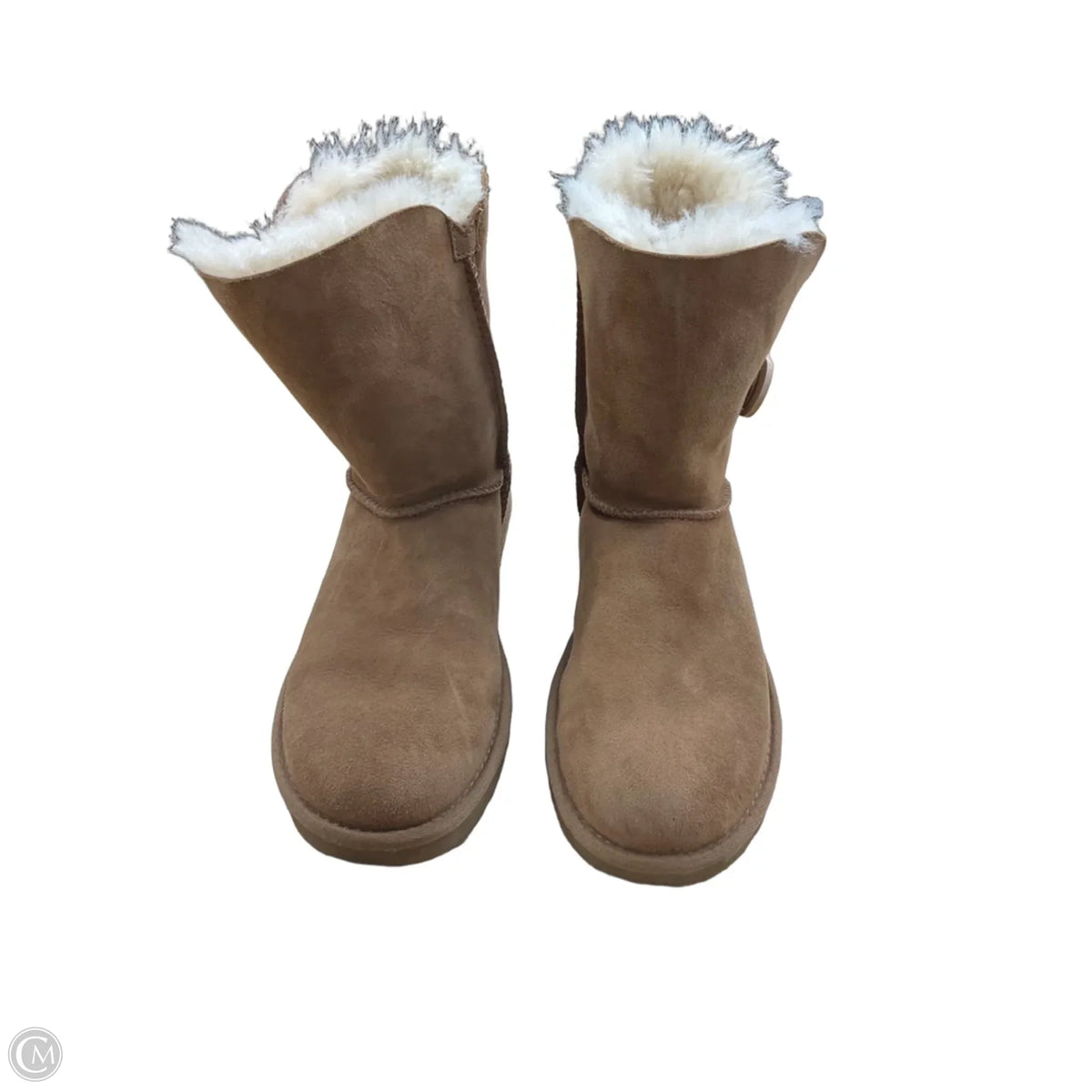 Boots Designer By Ugg In Brown, Size: 7