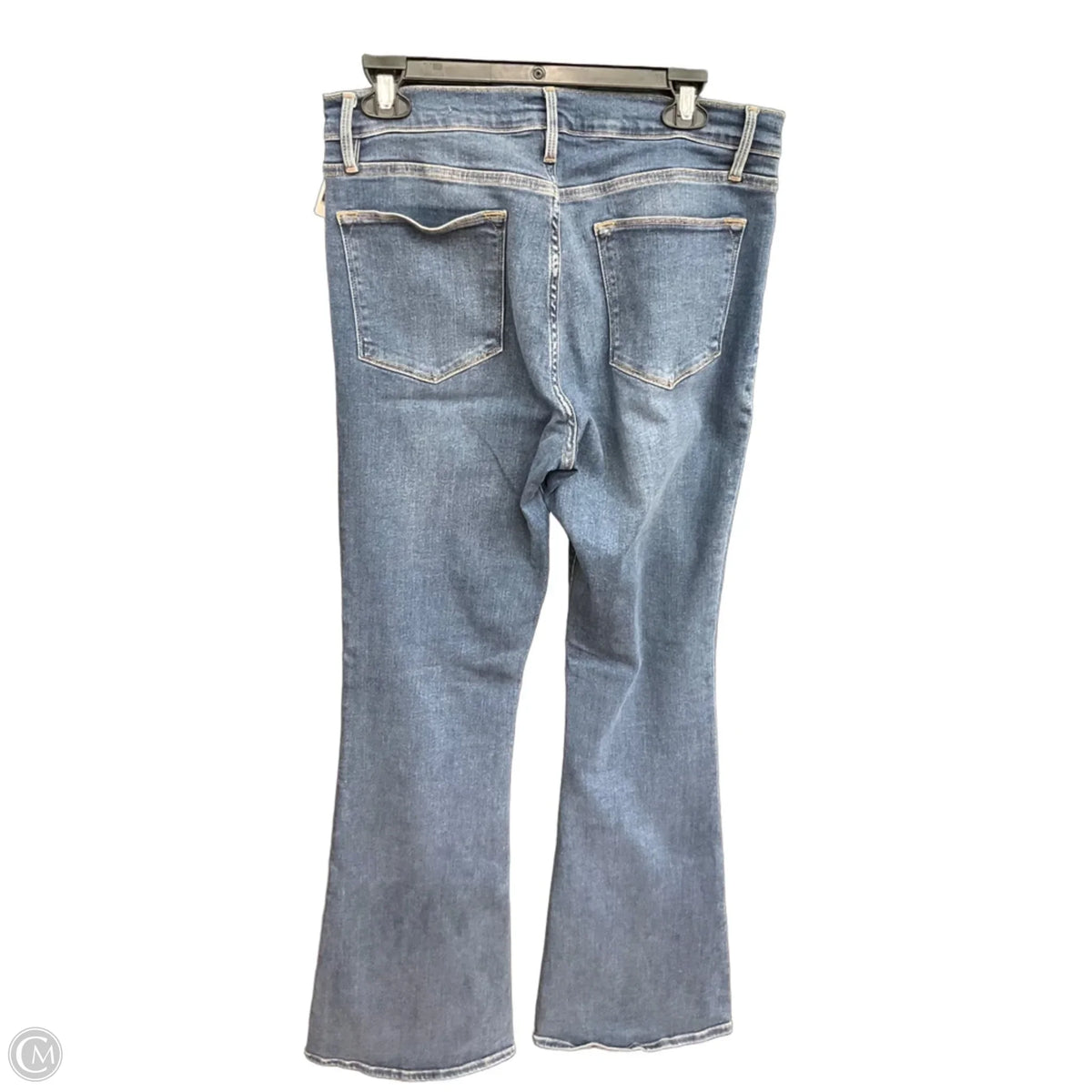 Jeans Flared By Frame In Blue Denim, Size: 10