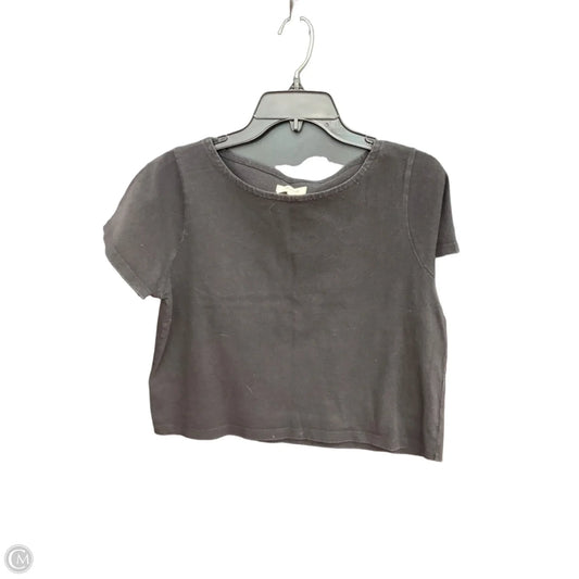 Top Short Sleeve By Madewell In Black, Size: S