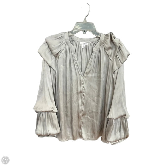 Top Long Sleeve By Current Air In Grey, Size: L