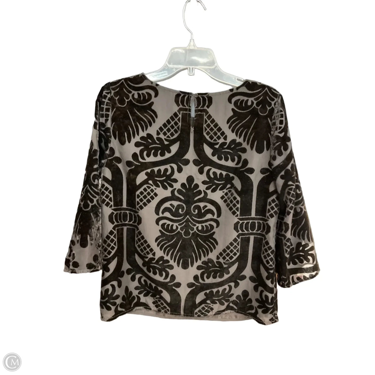 Top Long Sleeve By Talbots In Black, Size: S