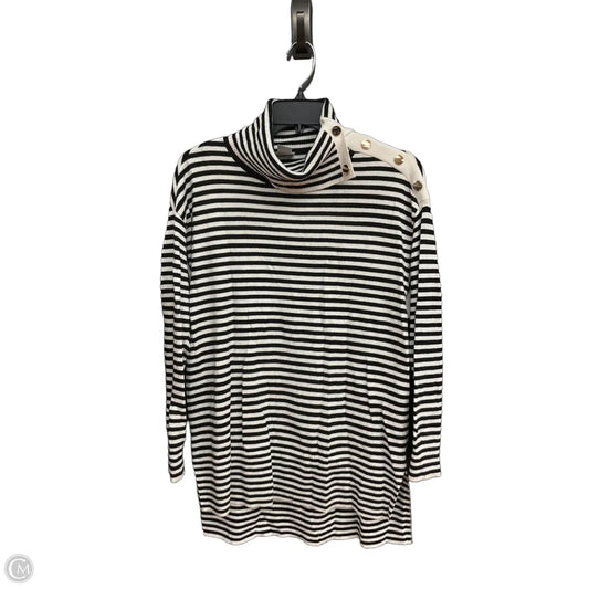 Top Long Sleeve By Chicos In Striped Pattern, Size: Xs
