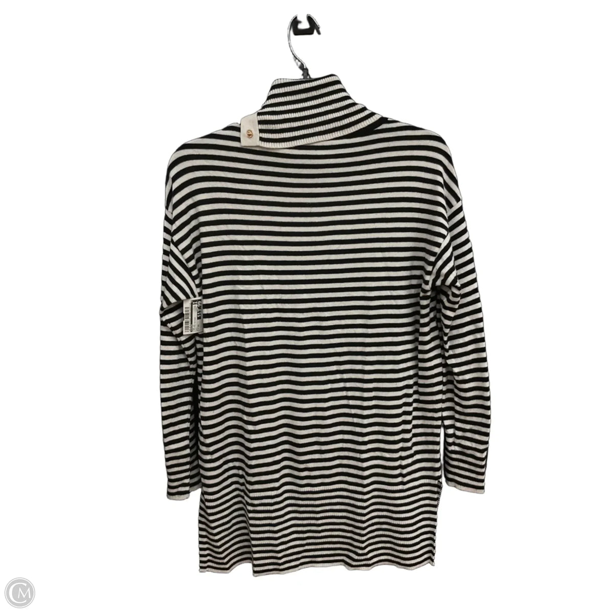 Top Long Sleeve By Chicos In Striped Pattern, Size: Xs