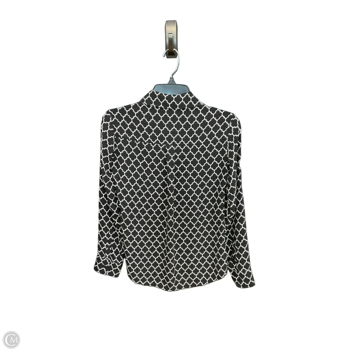Blouse Long Sleeve By Express In Black, Size: Xs
