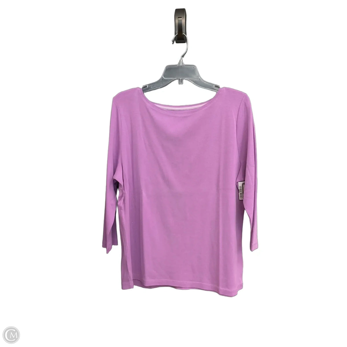 Top Long Sleeve By Talbots In Purple, Size: Xlp