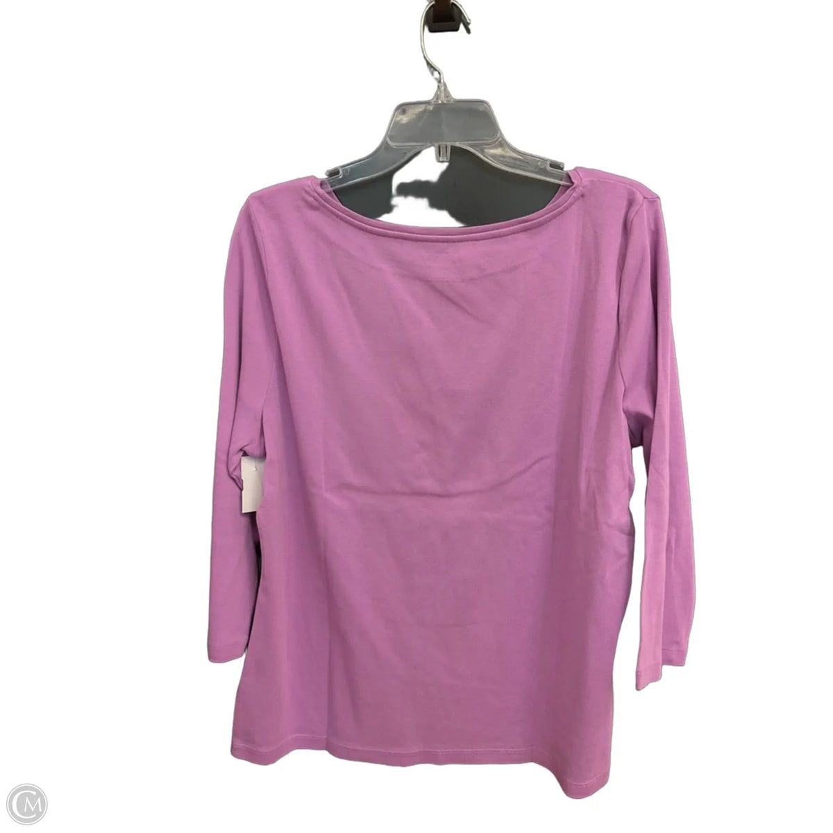 Top Long Sleeve By Talbots In Purple, Size: Xlp