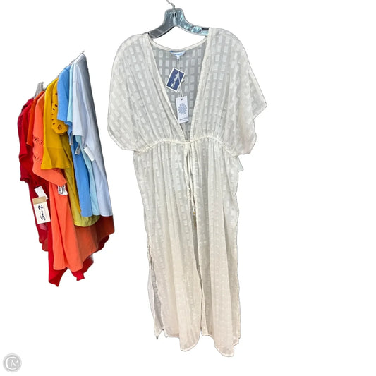 Swimwear Cover-up By Blue Island In Cream, Size: L