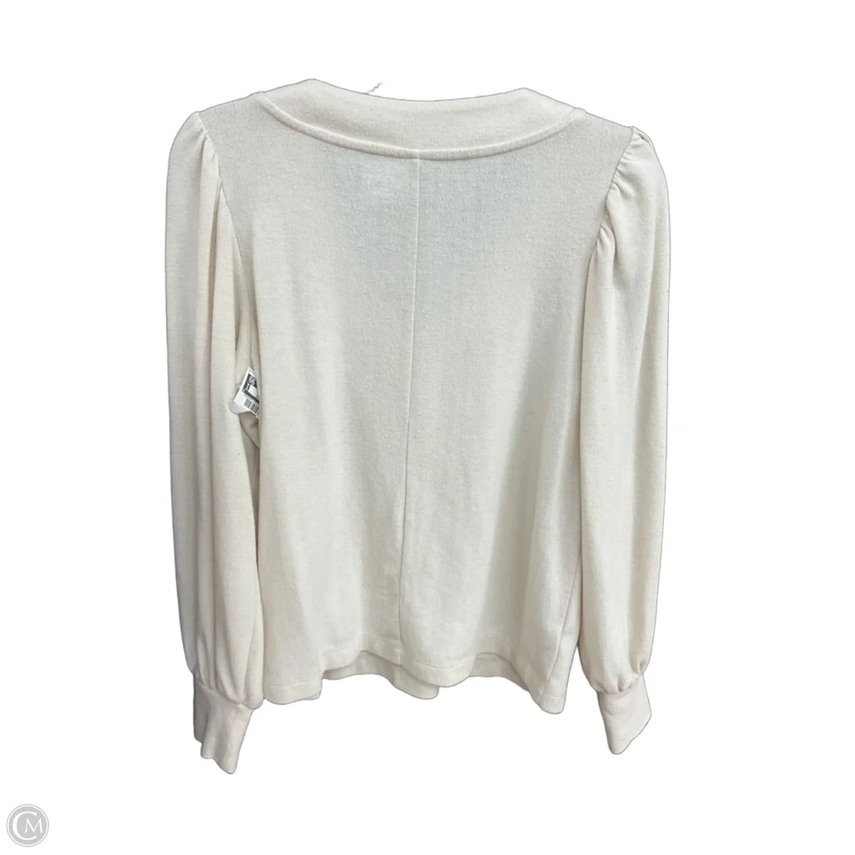 Top Long Sleeve By Loft In Cream, Size: M