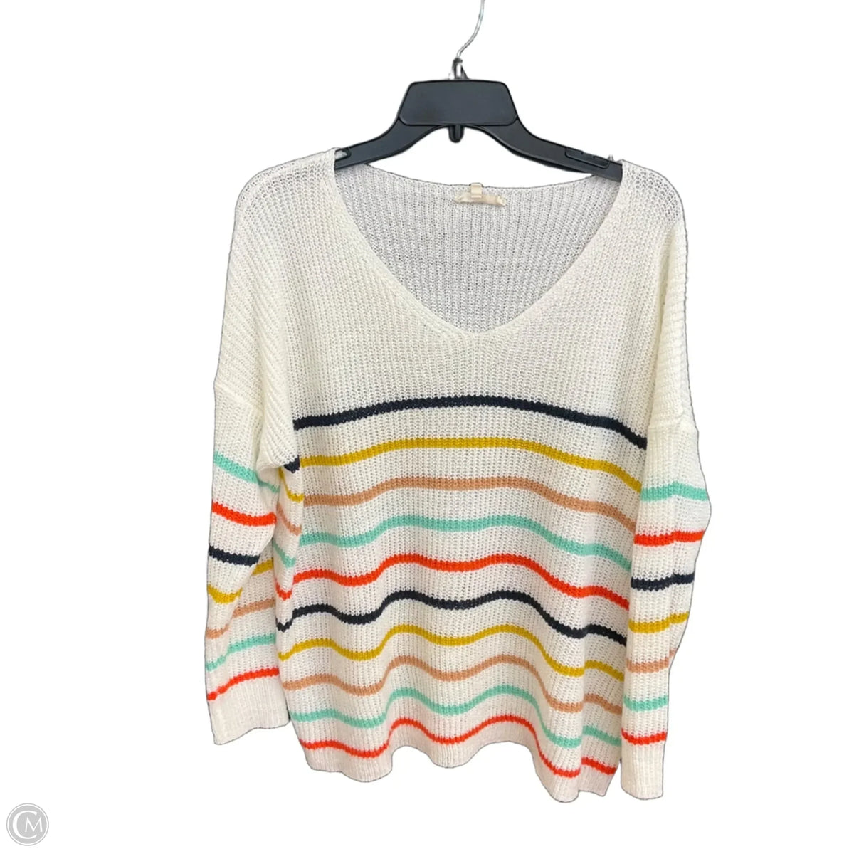 Sweater By Entro In Striped Pattern, Size: M