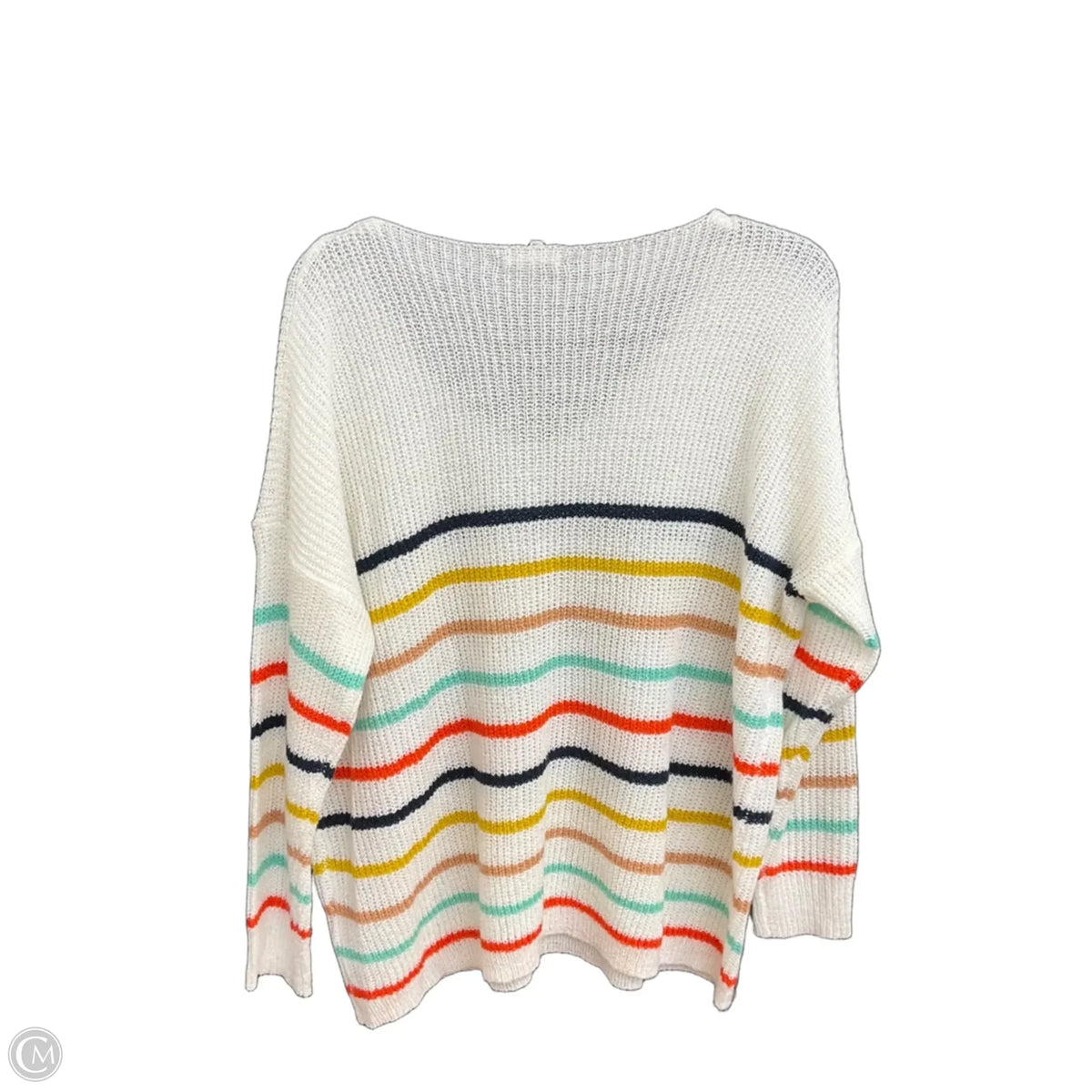 Sweater By Entro In Striped Pattern, Size: M