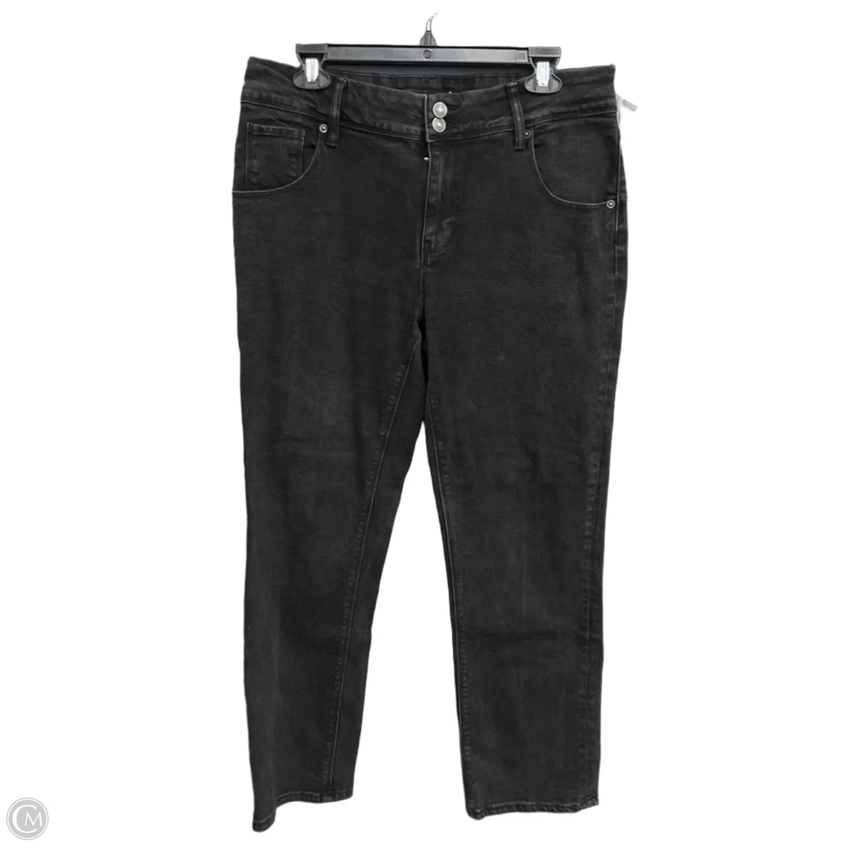 Jeans Straight By Hudson In Black, Size: 12