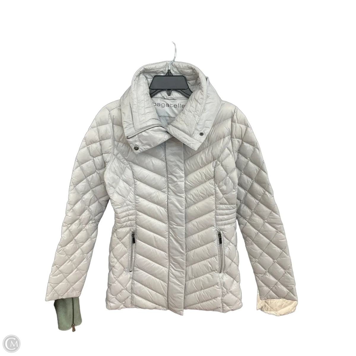 Coat Puffer & Quilted By Bagatelle In Grey, Size: S