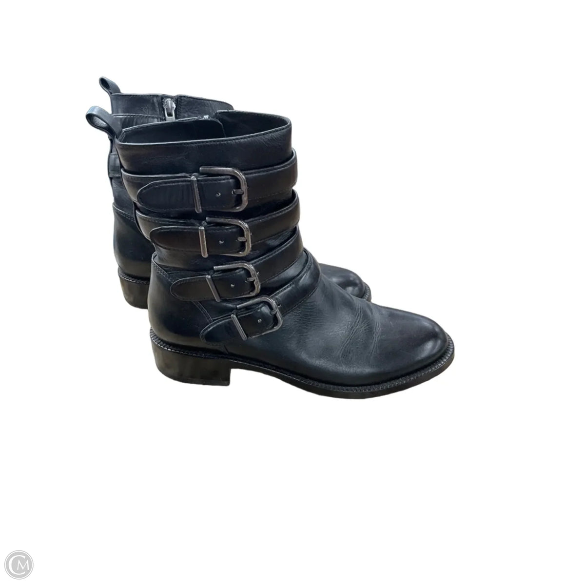 Boots Ankle Heels By Via Spiga In Black, Size: 6
