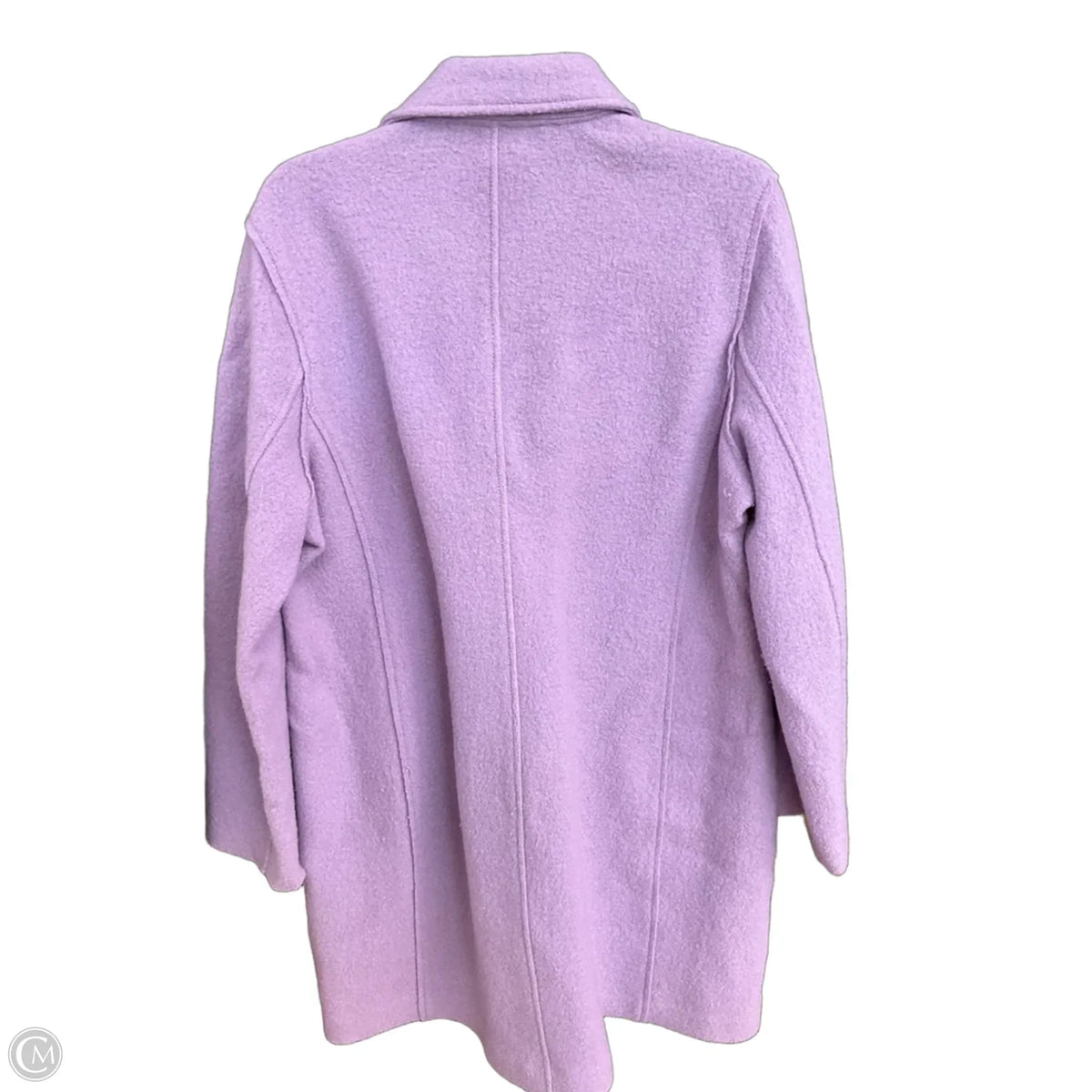 Coat Wool By J. Crew In Purple, Size: L