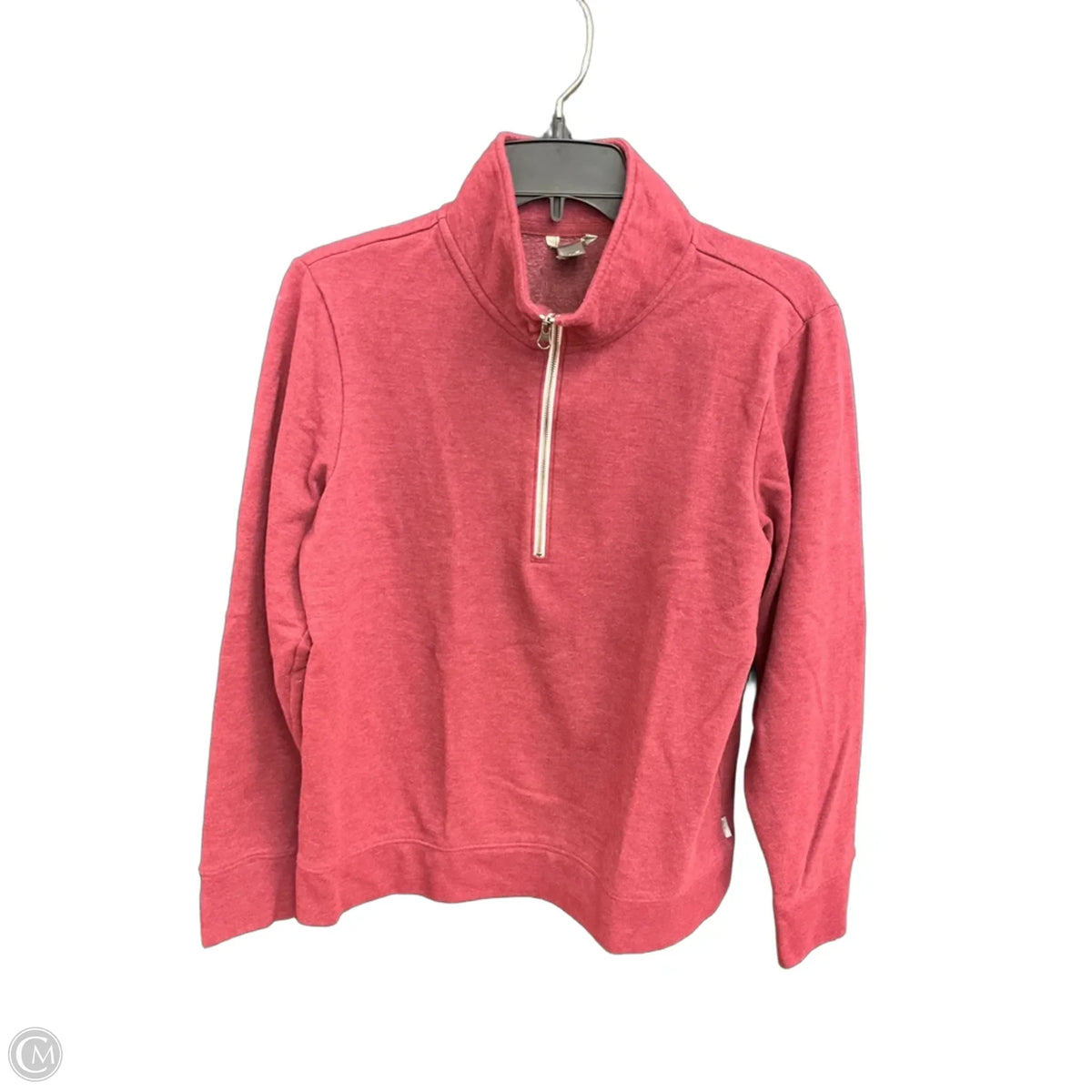 Sweatshirt Collar By Eddie Bauer In Red, Size: M