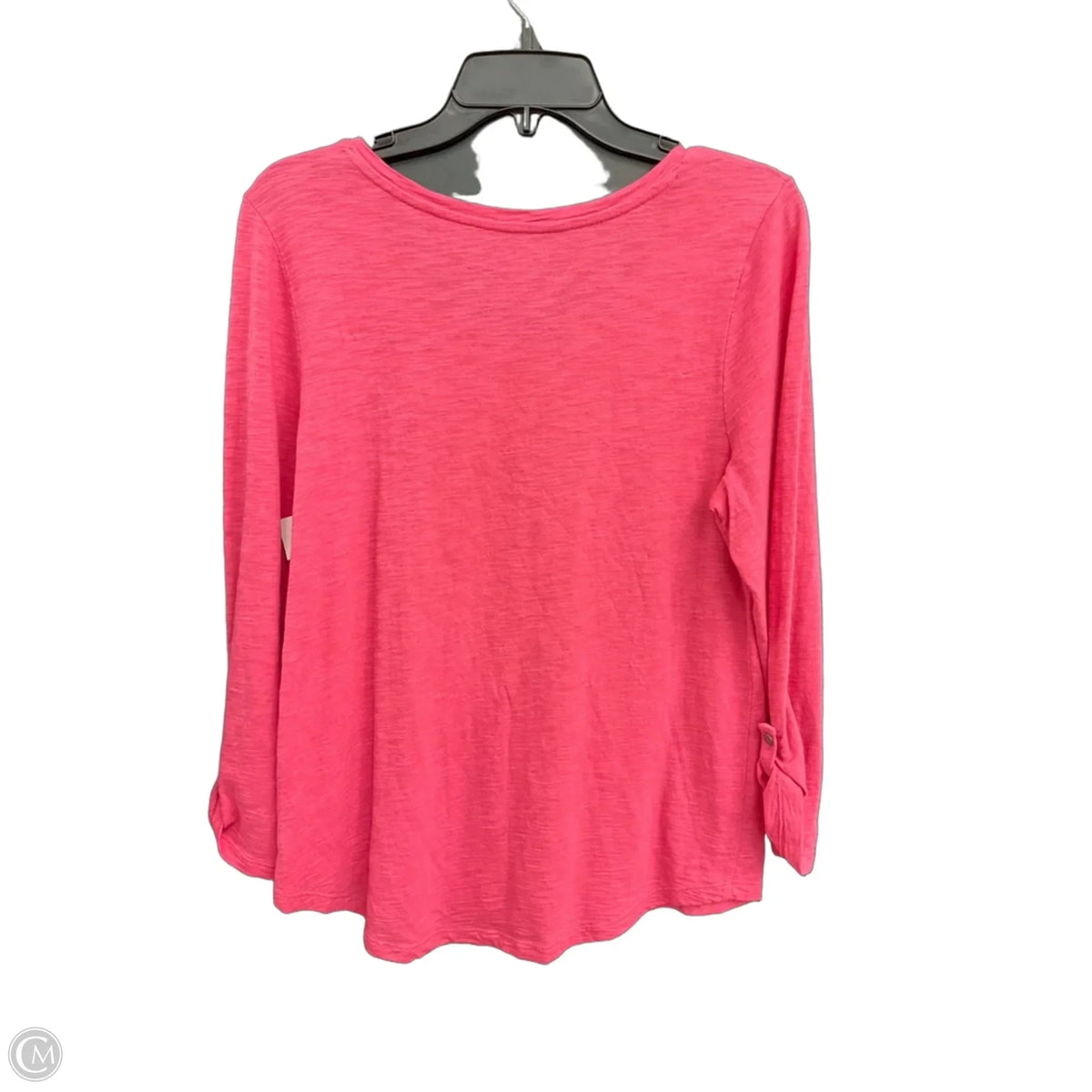 Top Long Sleeve By Chicos In Pink, Size: M