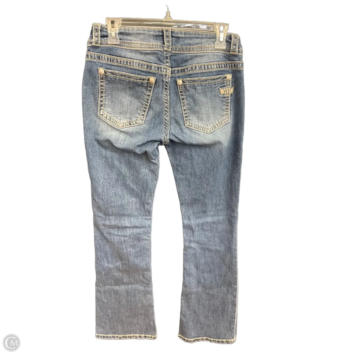 Jeans Boot Cut By Miss Me In Blue Denim, Size: 2