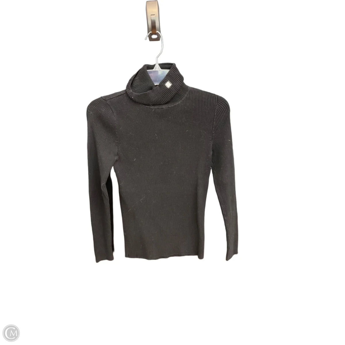 Top Long Sleeve By Ralph Lauren In Black, Size: S