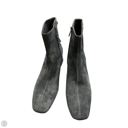 Boots Ankle Heels By Sam Edelman In Grey, Size: 11