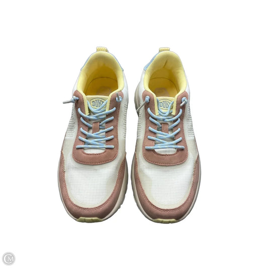 Shoes Sneakers By Hey Dude In Multi-colored, Size: 9