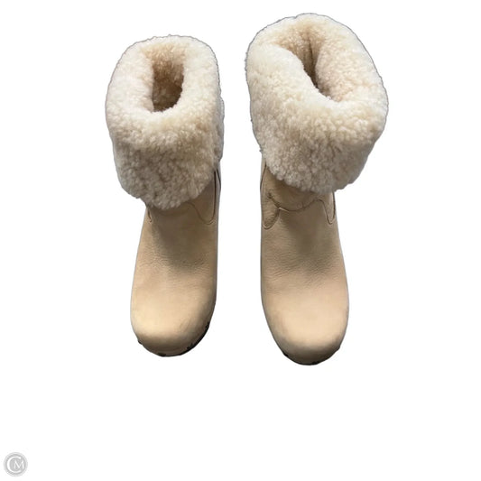 Boots Designer By Ugg In Cream, Size: 7