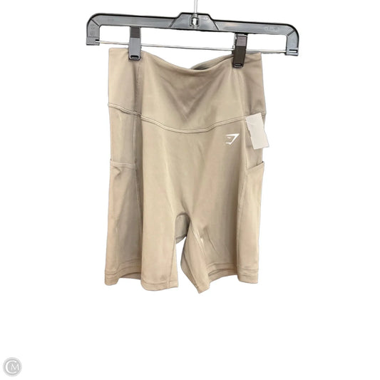 Athletic Shorts By Gym Shark In Brown, Size: S