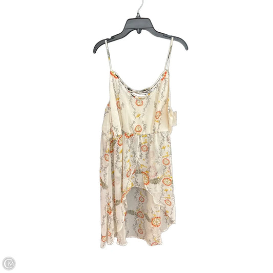 Top Sleeveless By Maurices In Floral Print, Size: 1x