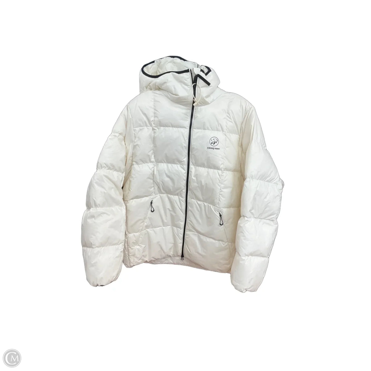 Coat Puffer & Quilted By Cma In White, Size: L