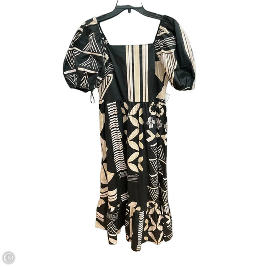 Dress Casual Maxi By Express In Black & Pink, Size: M