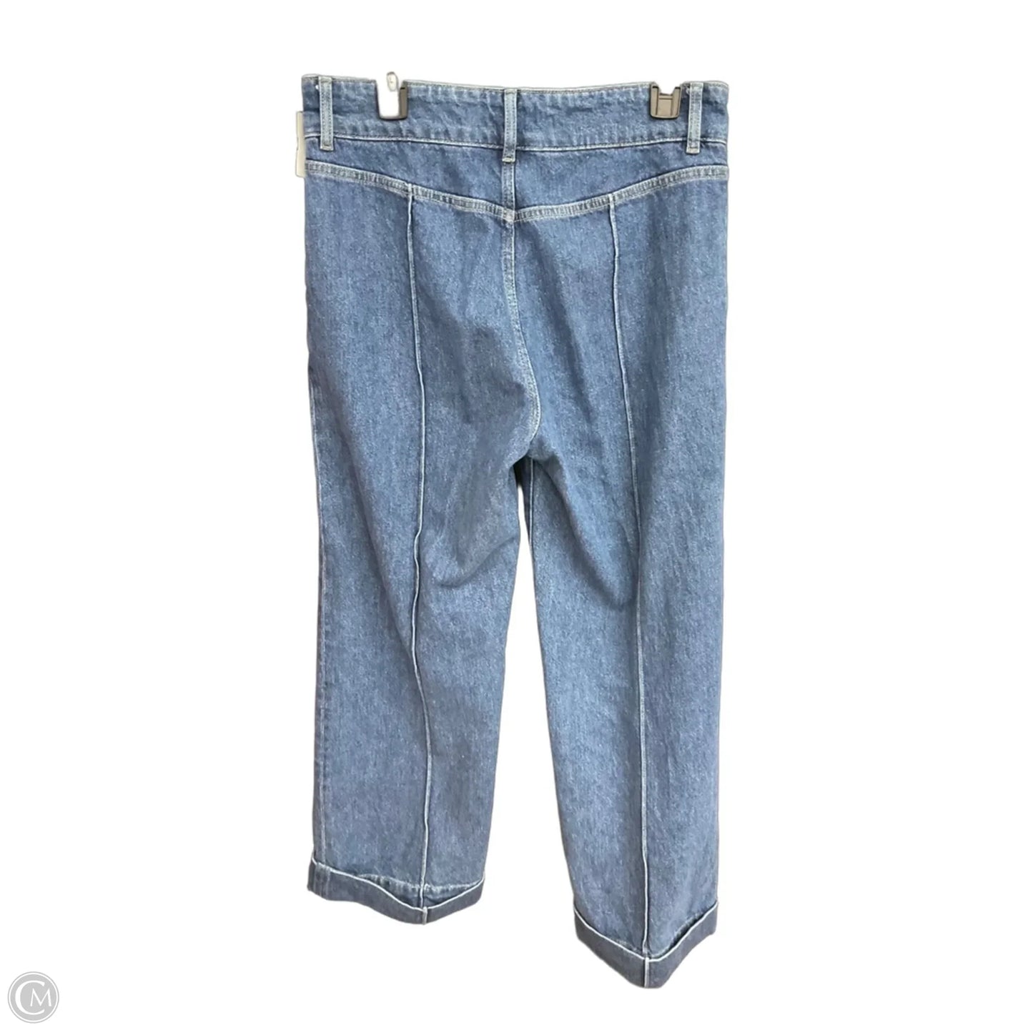 Jeans Wide Leg By Frame In Blue, Size: 6
