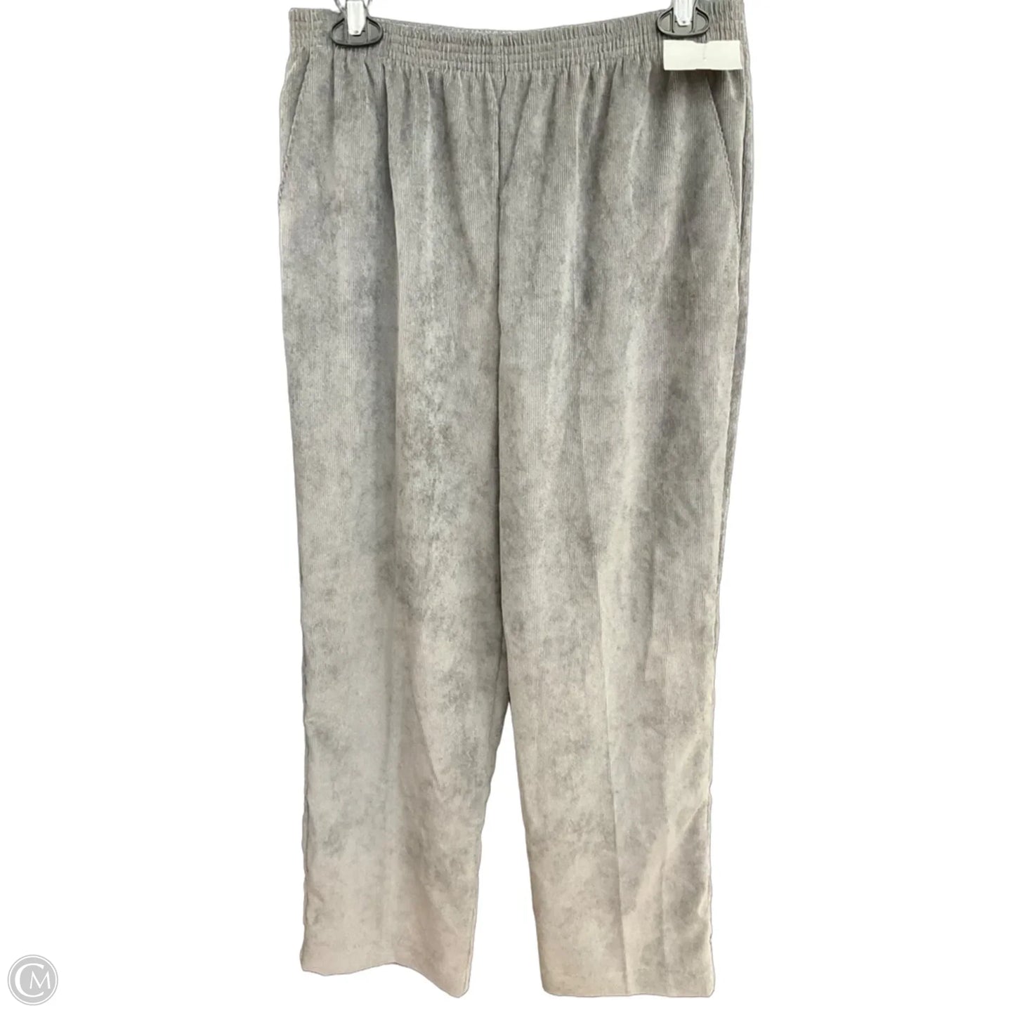 Pants Corduroy By Alfred Dunner In Grey, Size: 12p