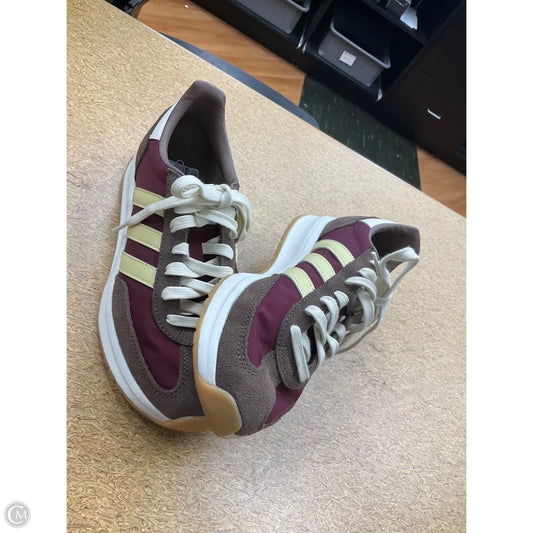Shoes Sneakers By Adidas In Brown & Red, Size: 8