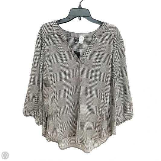Top Long Sleeve By Torrid In Black, Size: 3x