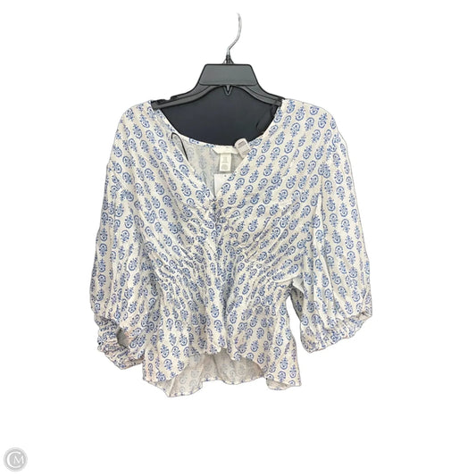 Top Short Sleeve By H&m In Blue, Size: 3x