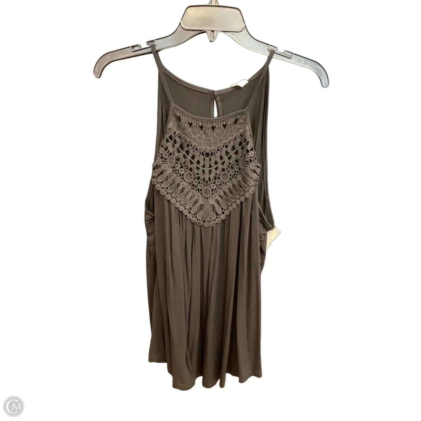 Top Sleeveless By Cmc In Black, Size: L