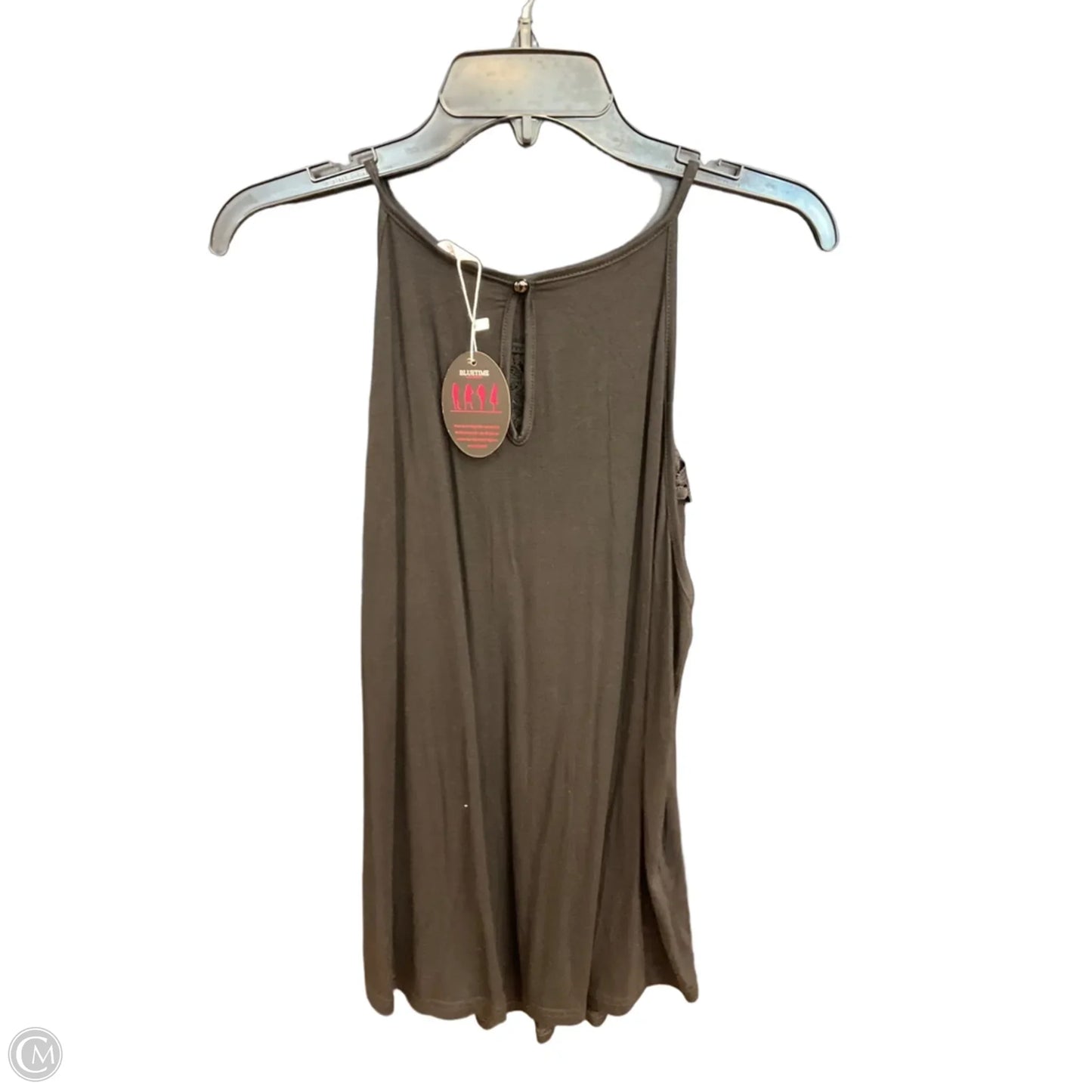 Top Sleeveless By Cmc In Black, Size: L