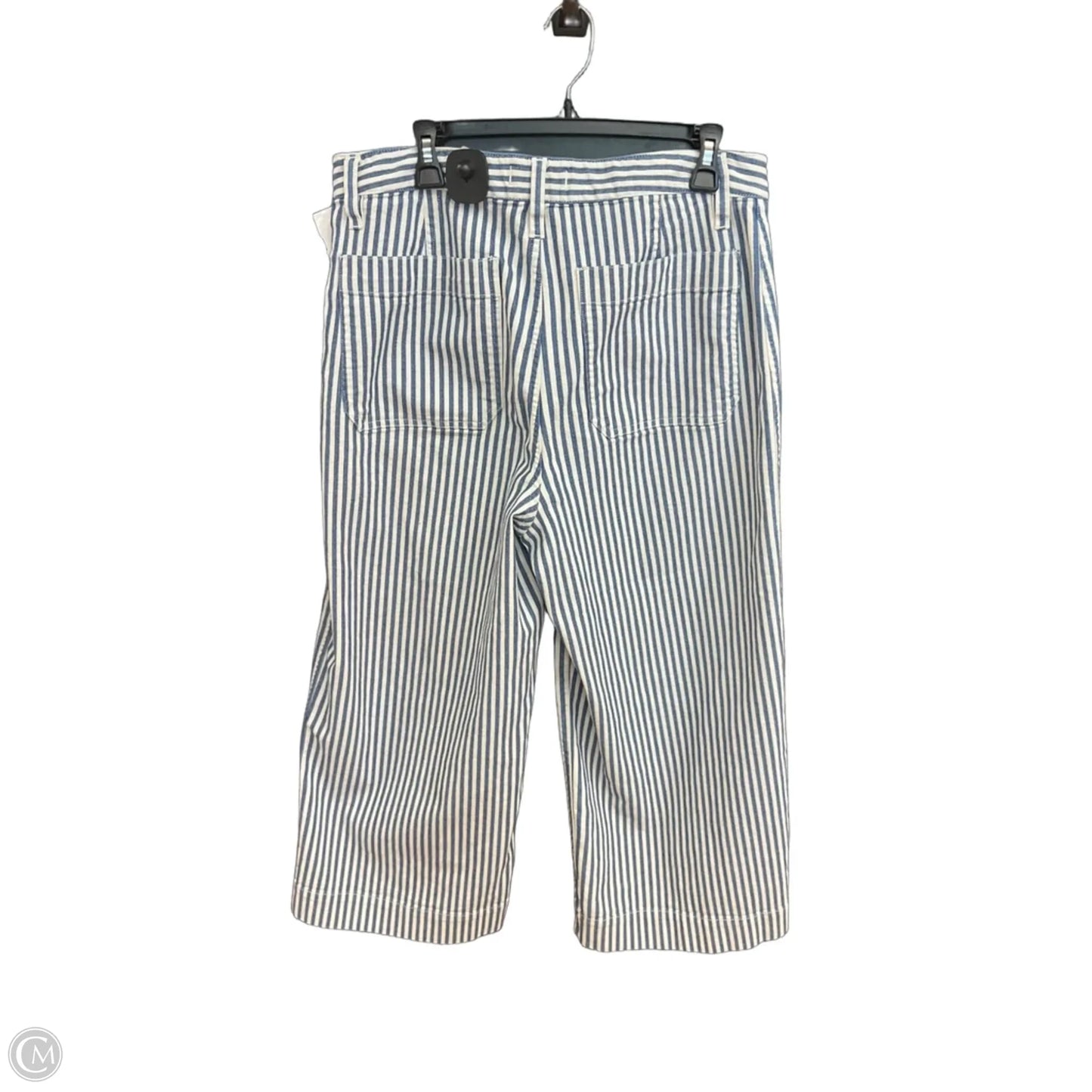 Pants Cargo & Utility By Madewell In Striped Pattern, Size: 12
