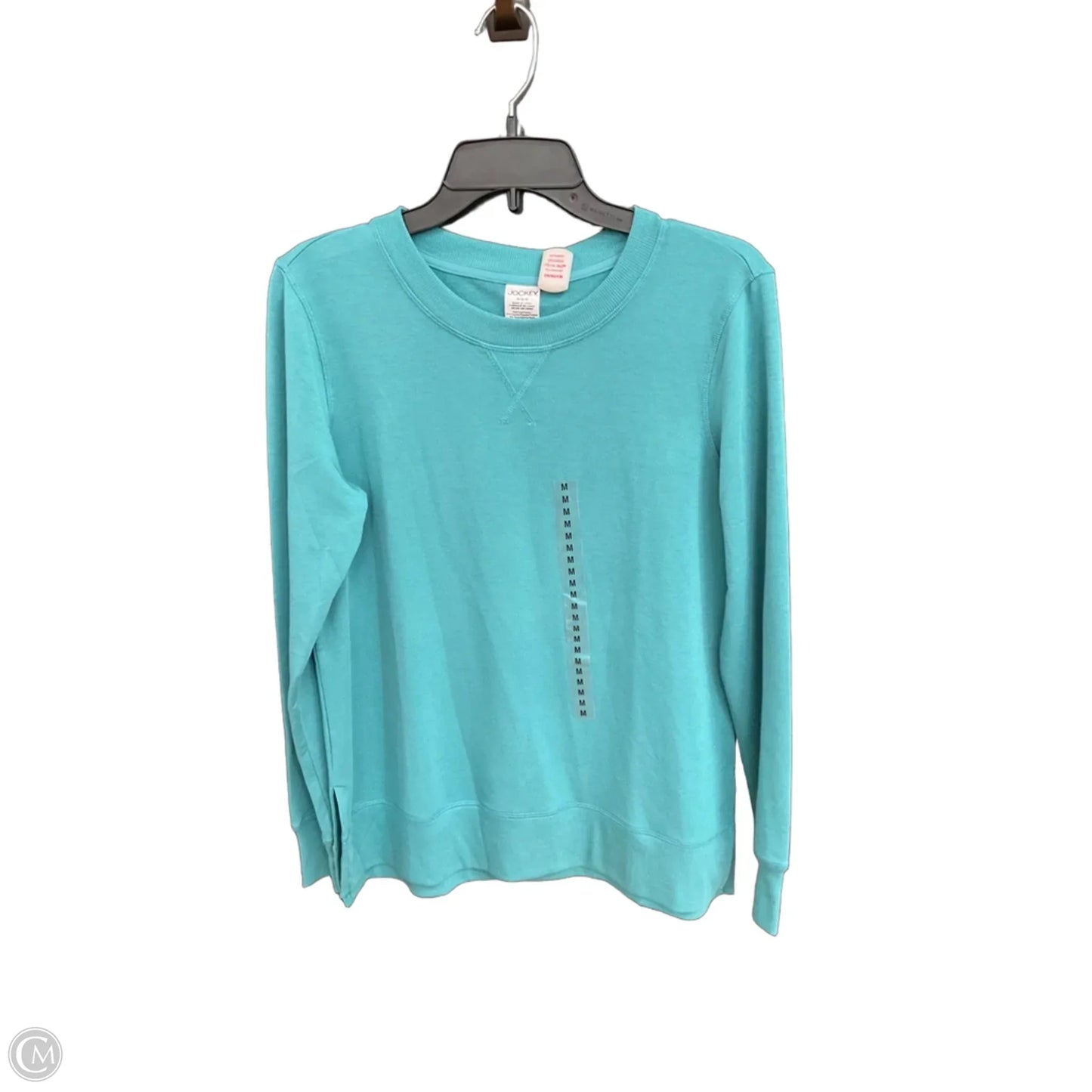 Top Long Sleeve By Jockey In Blue, Size: M
