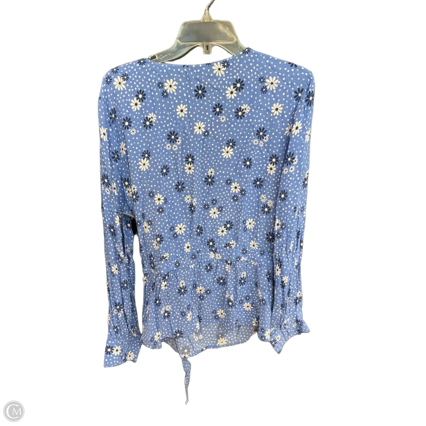 Top Long Sleeve By Talbots In Blue, Size: Xl