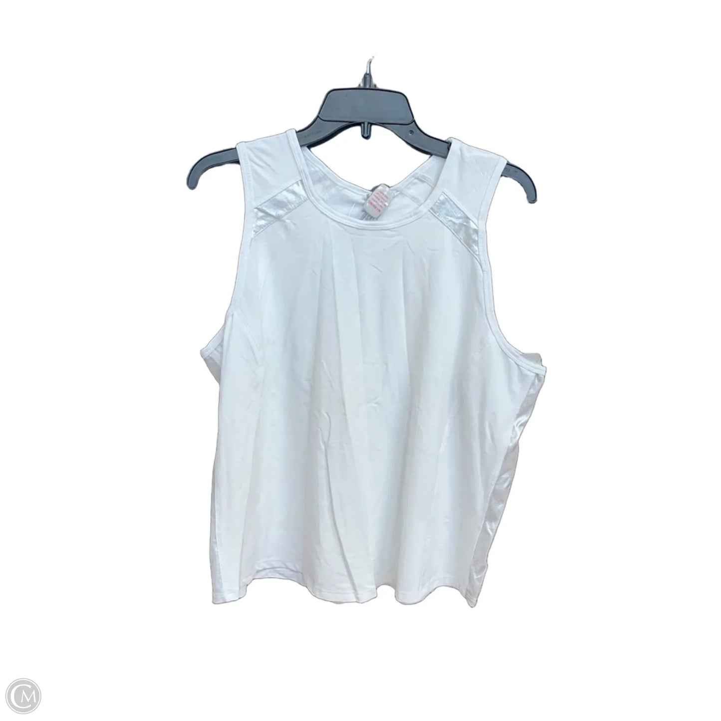 Athletic Tank Top By Tail In White, Size: Xxl