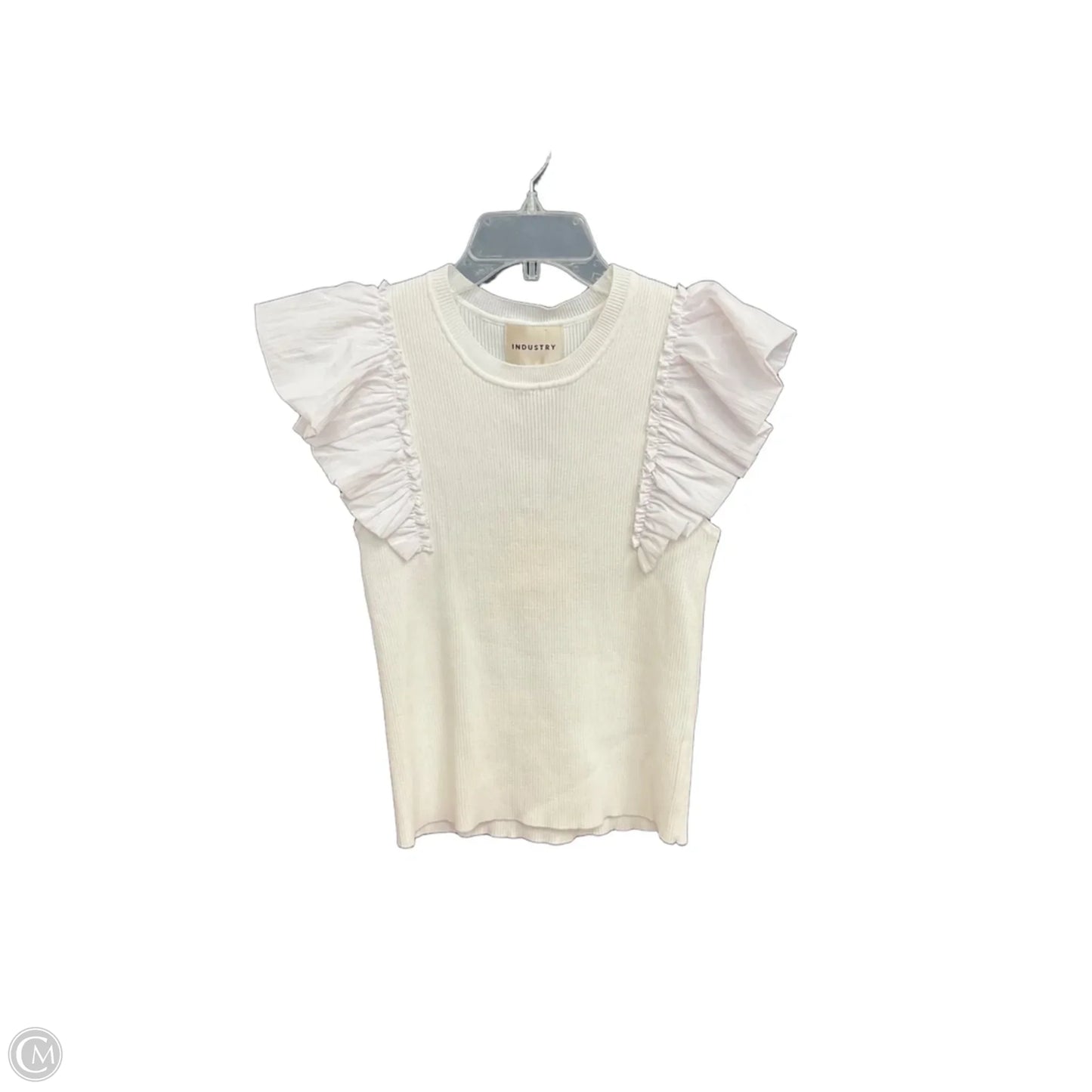 Top Sleeveless By Industry In White, Size: L