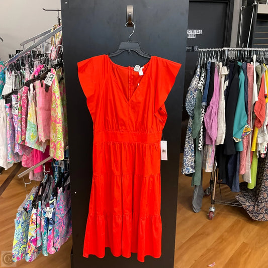 Dress Party Long By London Times In Orange, Size: Xl