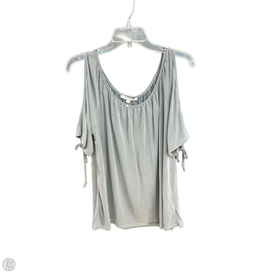 Top 3/4 Sleeve By Green Envelope In Grey, Size: L