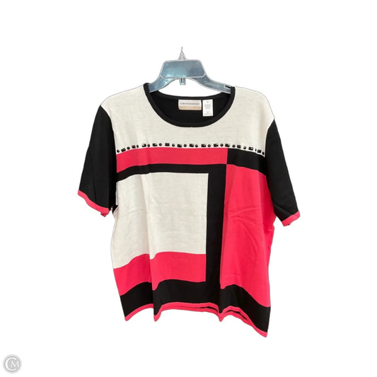 Top Short Sleeve By Alfred Dunner In Pink, Size: 2x