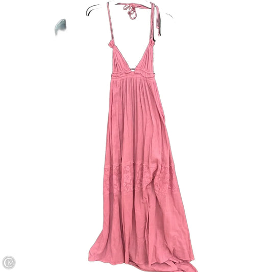 Dress Casual Maxi By Free People In Pink, Size: Xs